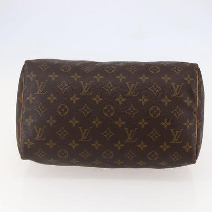 Louis Vuitton Speedy Handbag Monogram Canvas, BROWN, CANVAS, Handbag