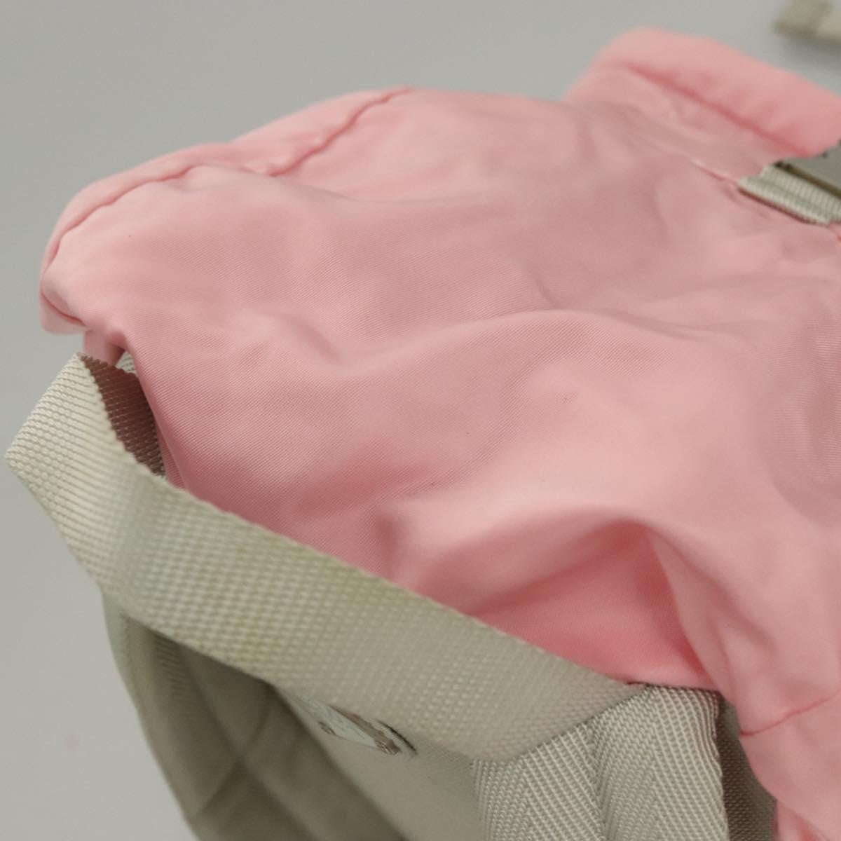 Prada Single Buckle Pocket Tessuto, Pink, Nylon, Backpack
