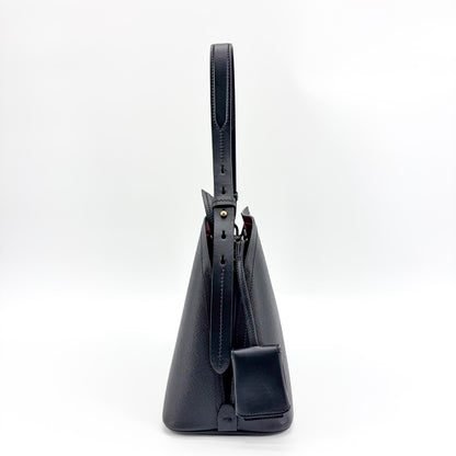 Prada Matinee Saffiano Leather, Black, Leather, Handbag