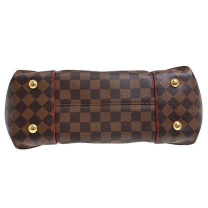 Louis Vuitton Caissa Hobo Damier with Leather, Brown, Canvas, Shoulder Bag