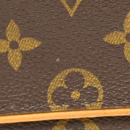 Louis Vuitton Twin Monogram, Brown, Canvas, Clutch