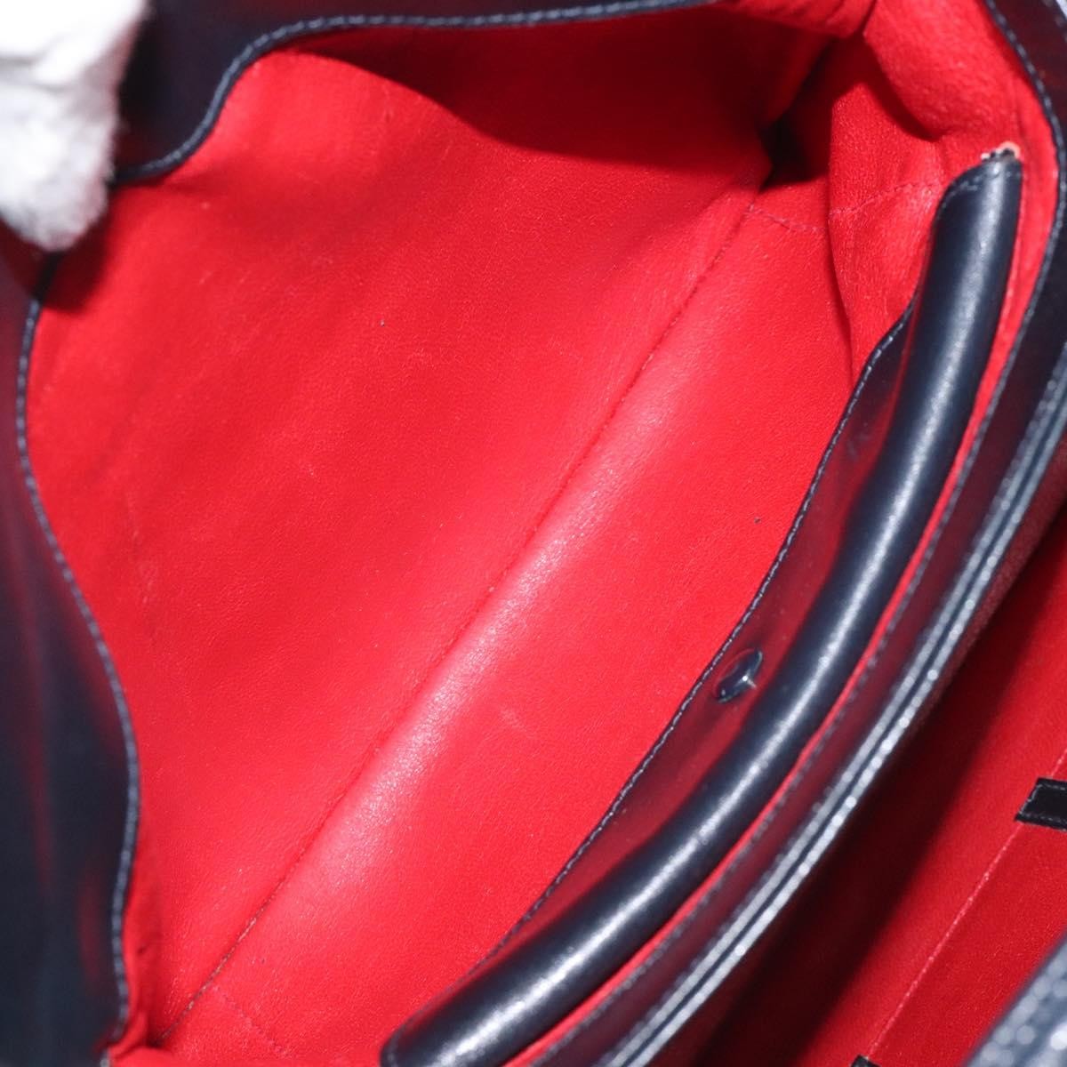 Gucci D-Ring leather, Navy, Leather, Handbag