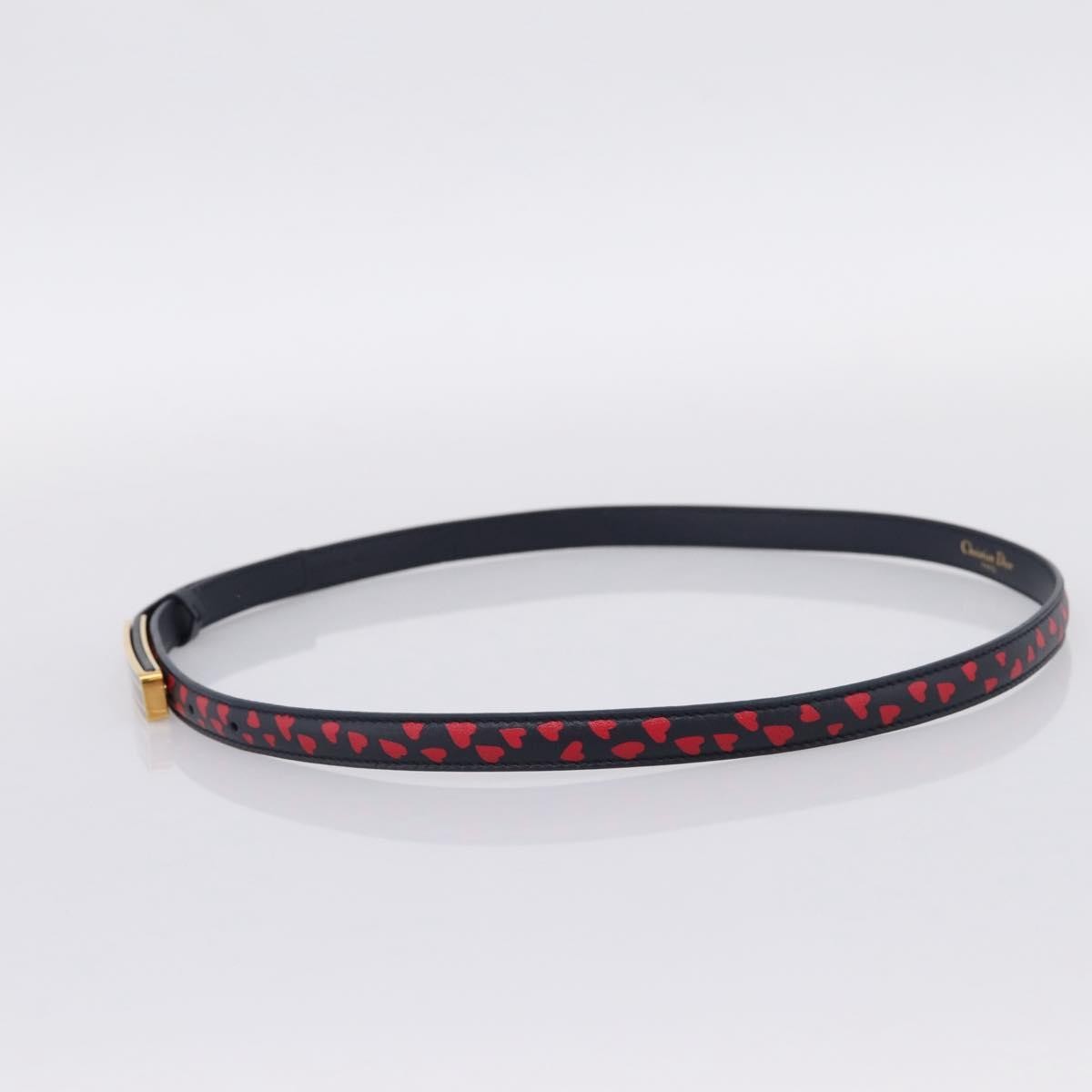 Christian Dior Vintage belt Canvas, Black, Leather, Belt