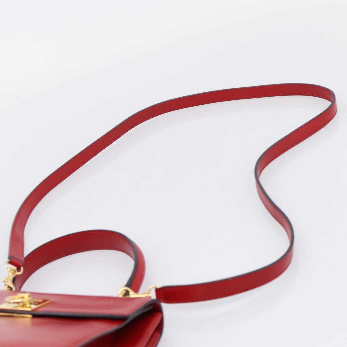 Celine Handbag Leather, Red, Leather, Handbag