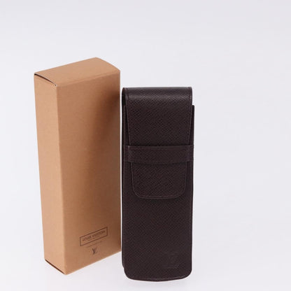 Louis Vuitton Etui à stylo Leather, Brown, Leather, Clutch