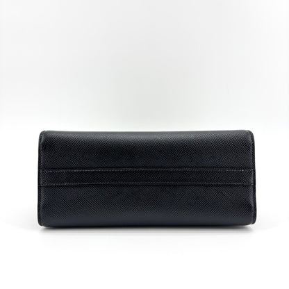 Prada Monochrome Saffiano Leather, Navy, Leather, Tote Bag