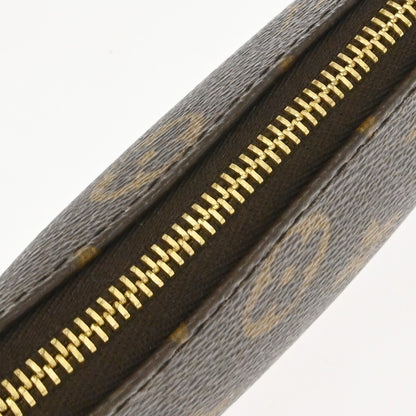 Louis Vuitton Mini pochette accessoires Canvas, Brown, Canvas, Clutch