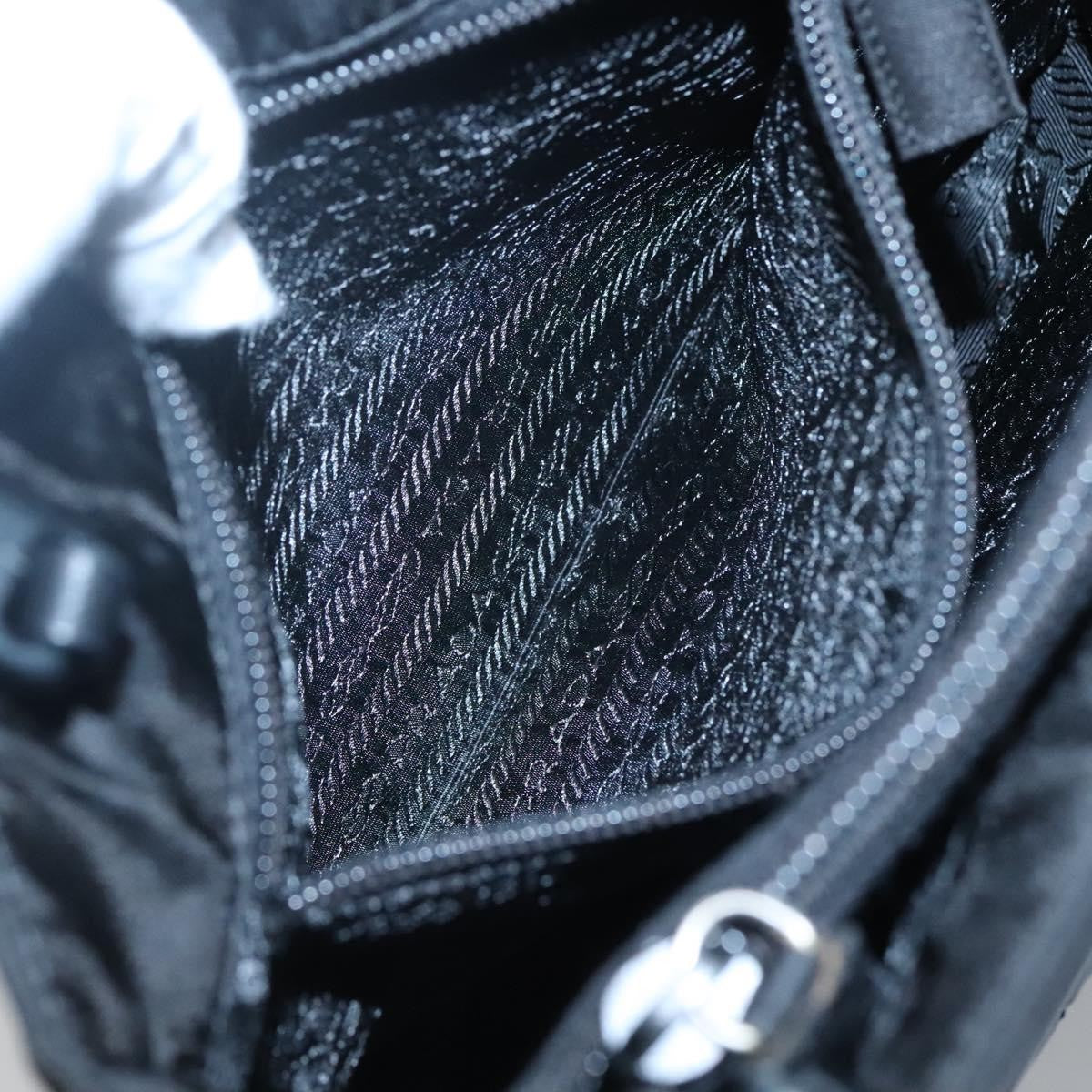 Prada Vintage Tessuto, Black, Nylon, Handbag
