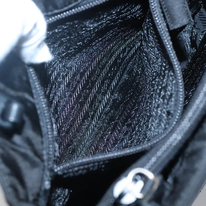 Prada Vintage Tessuto, Black, Nylon, Handbag