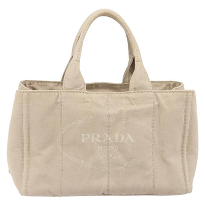 Prada Canapa Canvas, Beige, Canvas, Tote Bag
