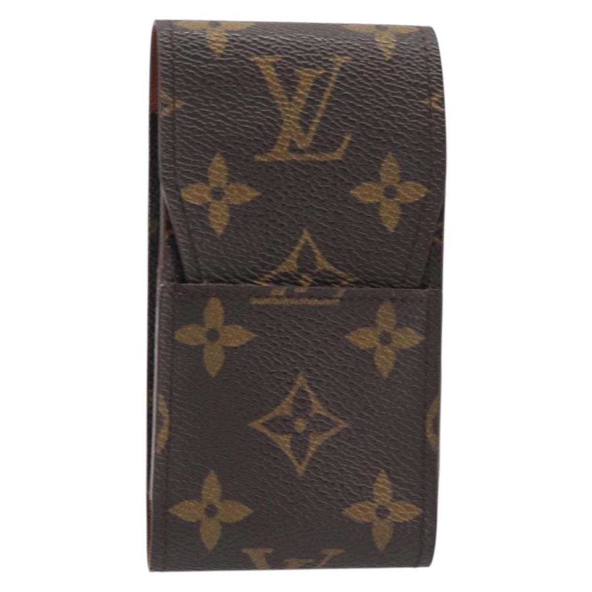 Louis Vuitton Cigarette Case Monogram Canvas, Brown, Canvas, Clutch