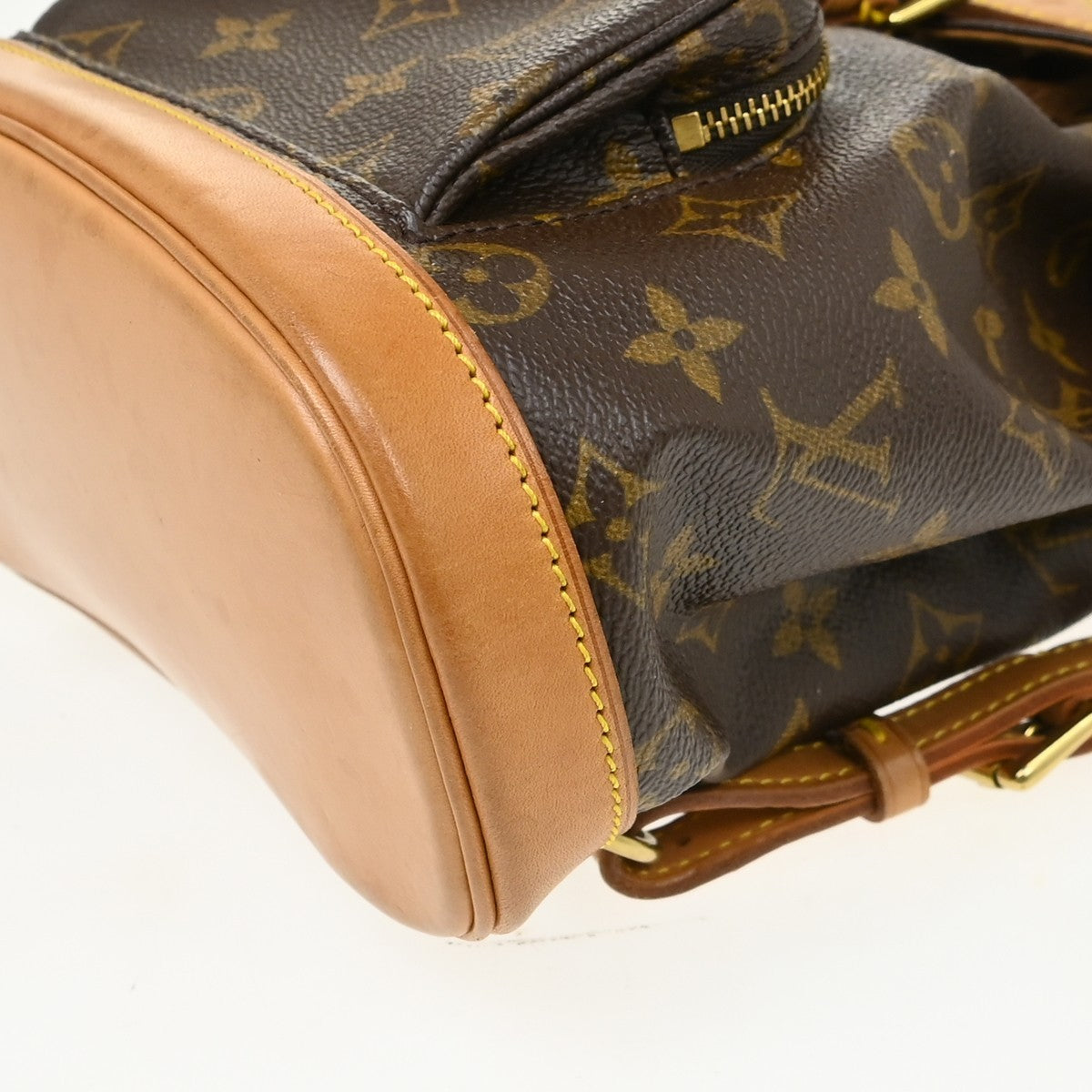 Louis Vuitton Vintage Montsouris Monogram Canvas, Brown, Canvas, Backpack