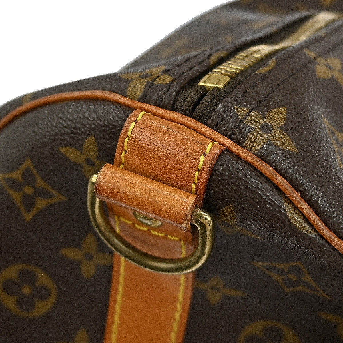 Louis Vuitton Keepall Bandoulière Monogram, Brown, Canvas, Travel Bag