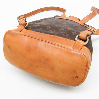 Louis Vuitton Vintage Montsouris Monogram Canvas, Brown, Canvas, Backpack