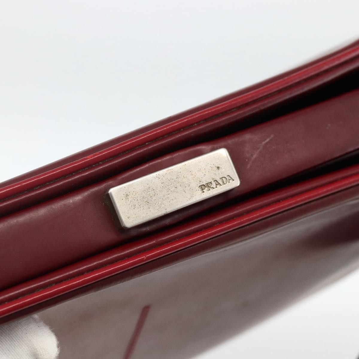Prada Vintage Leather, Burgundy, Leather, Handbag