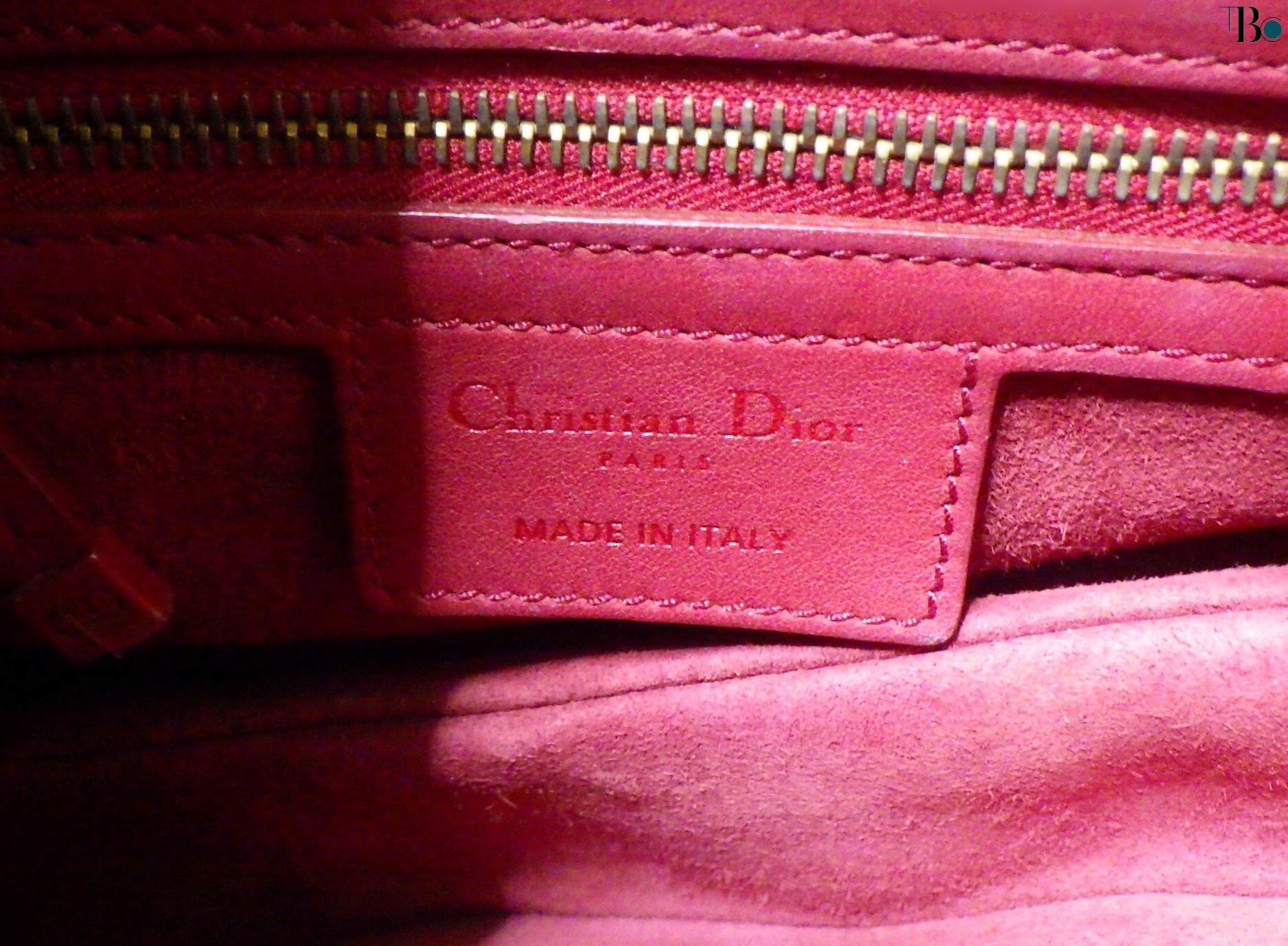 Christian Dior Saddle Crossbody Bag Leather, RED, LEATHER, Crossbody bag