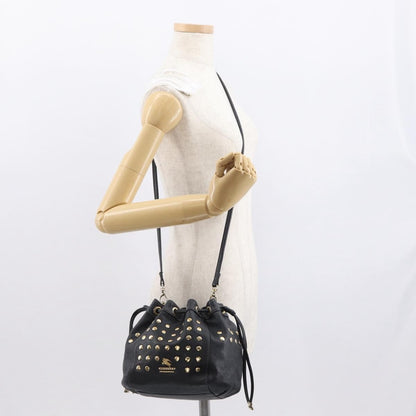 Burberry Blue Label Leather, Black, Leather, Shoulder Bag