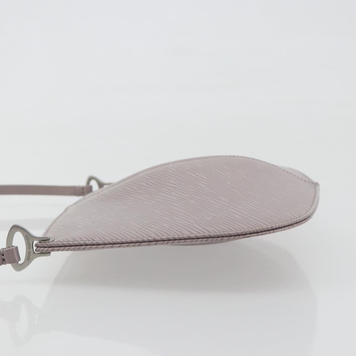 Louis Vuitton Demi Lune Pochette Epi Leather, Purple, Leather, Clutch
