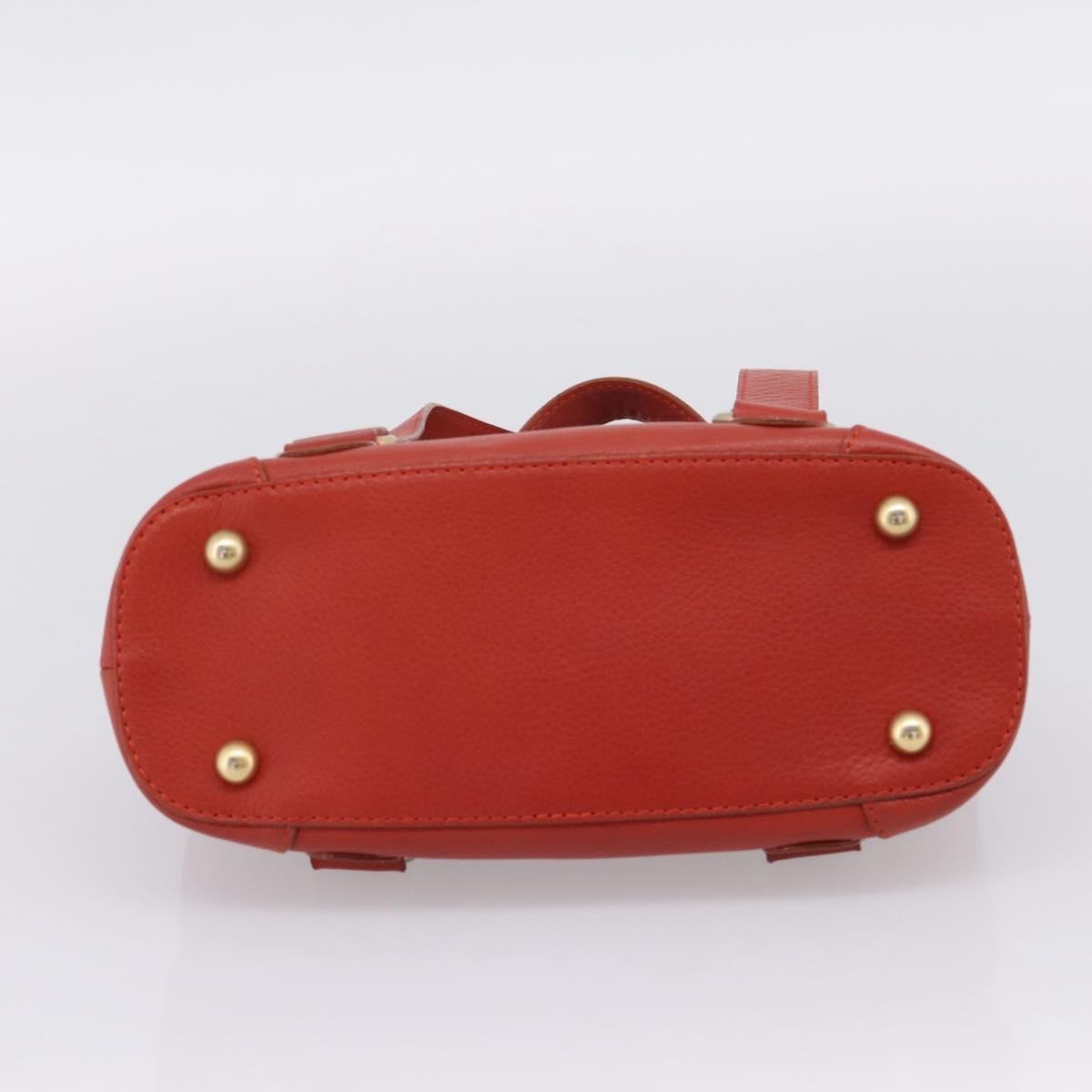 Chloe Handbag Leather, Red, Leather, Handbag