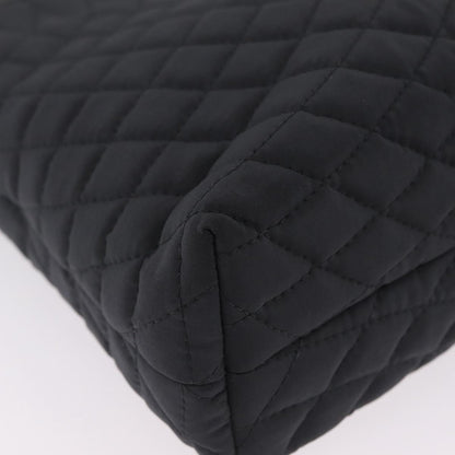 Bally Handbag Quilted Nylon, Black, Nylon, Handbag