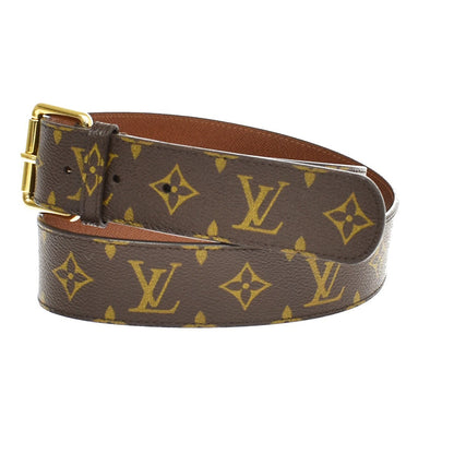 Louis Vuitton Ceinture Belt Monogram Canvas, Brown, Canvas, Belt