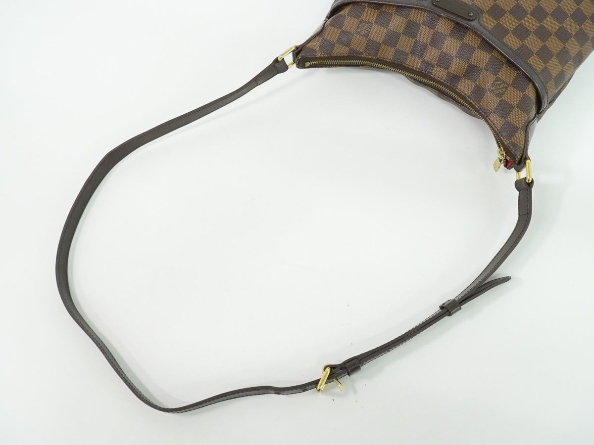 Louis Vuitton Bloomsbury Damier Ebene, Brown, Canvas, Shoulder Bag