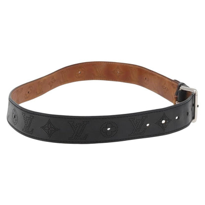 Louis Vuitton Perforated Leather Belt Perforated LV Monogram Leather, Black, Leather, Belt