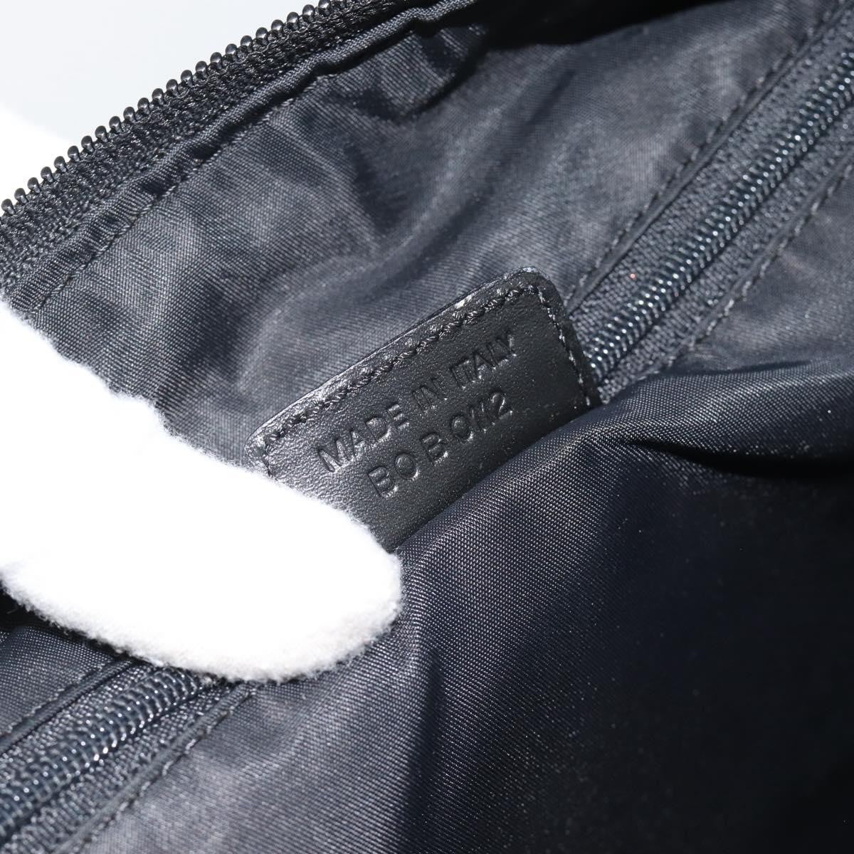 Christian Dior Vintage Trotter Messenger Diorissimo Canvas, Black, Canvas, Shoulder Bag