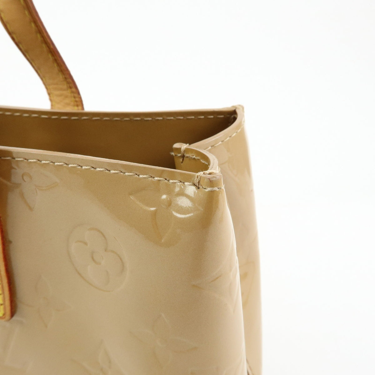 Louis Vuitton Reade Monogram Vernis, Brown, Patent Leather, Handbag