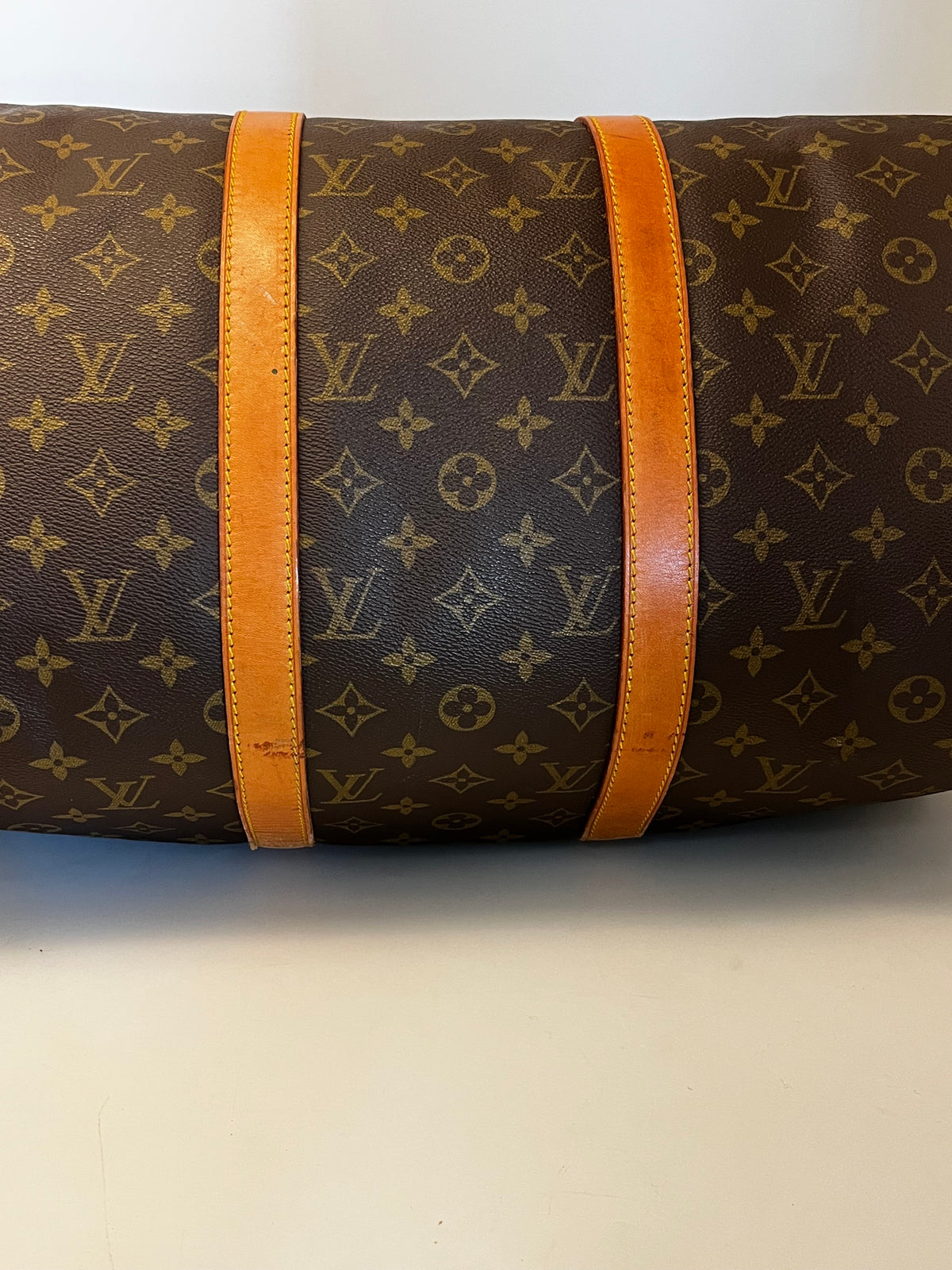 Louis Vuitton Keepall Monogram Canvas, Brown, Canvas, Travel Bag