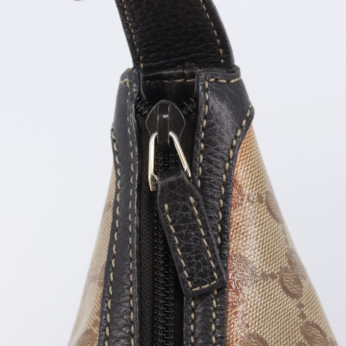 Gucci Nice Hobo Patent Canvas, Beige, Canvas, Shoulder Bag