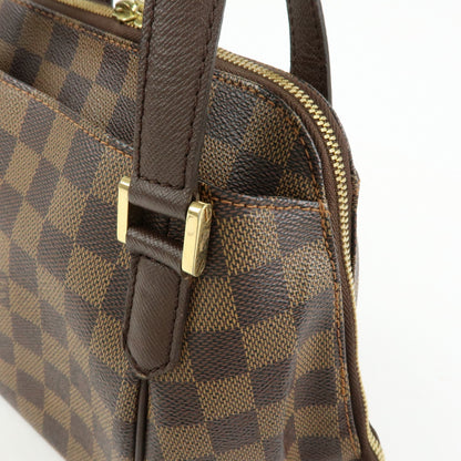 Louis Vuitton Belem Damier, Brown, Canvas, Handbag
