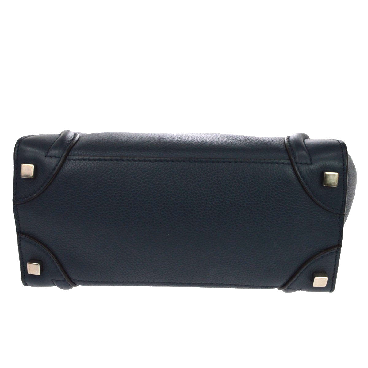 Celine Luggage Grainy Leather, Navy, Leather, Handbag