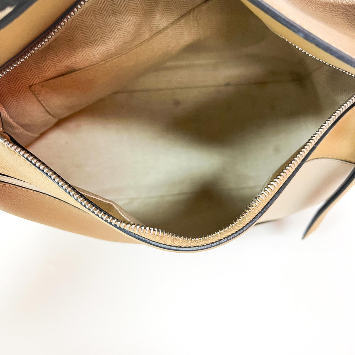 Loewe Puzzle Patchwork Leather, Brown, Calfskin, Handbag