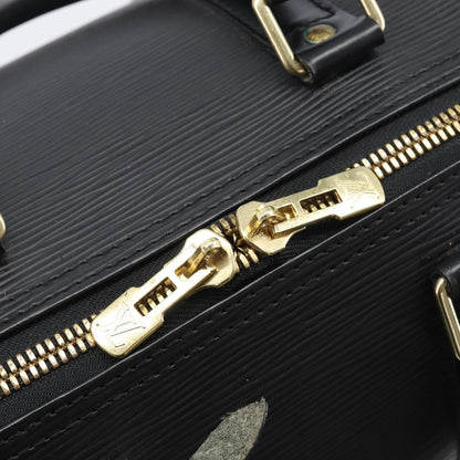 Louis Vuitton Keepall Epi Leather, Black, Leather, Travel Bag
