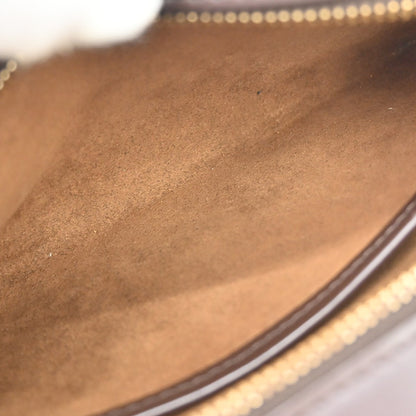Louis Vuitton Pochette Saint Louis Damier, Brown, Canvas, Clutch