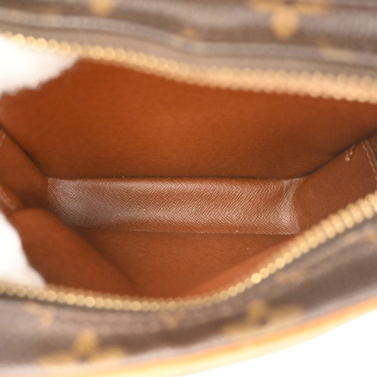 Louis Vuitton Amazone Leather, Brown, Canvas, Shoulder Bag
