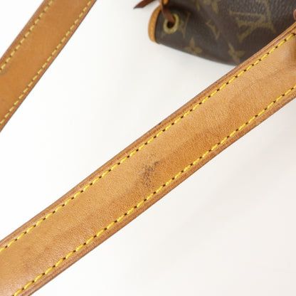 Louis Vuitton Vintage Montsouris Monogram Canvas, Brown, Canvas, Backpack