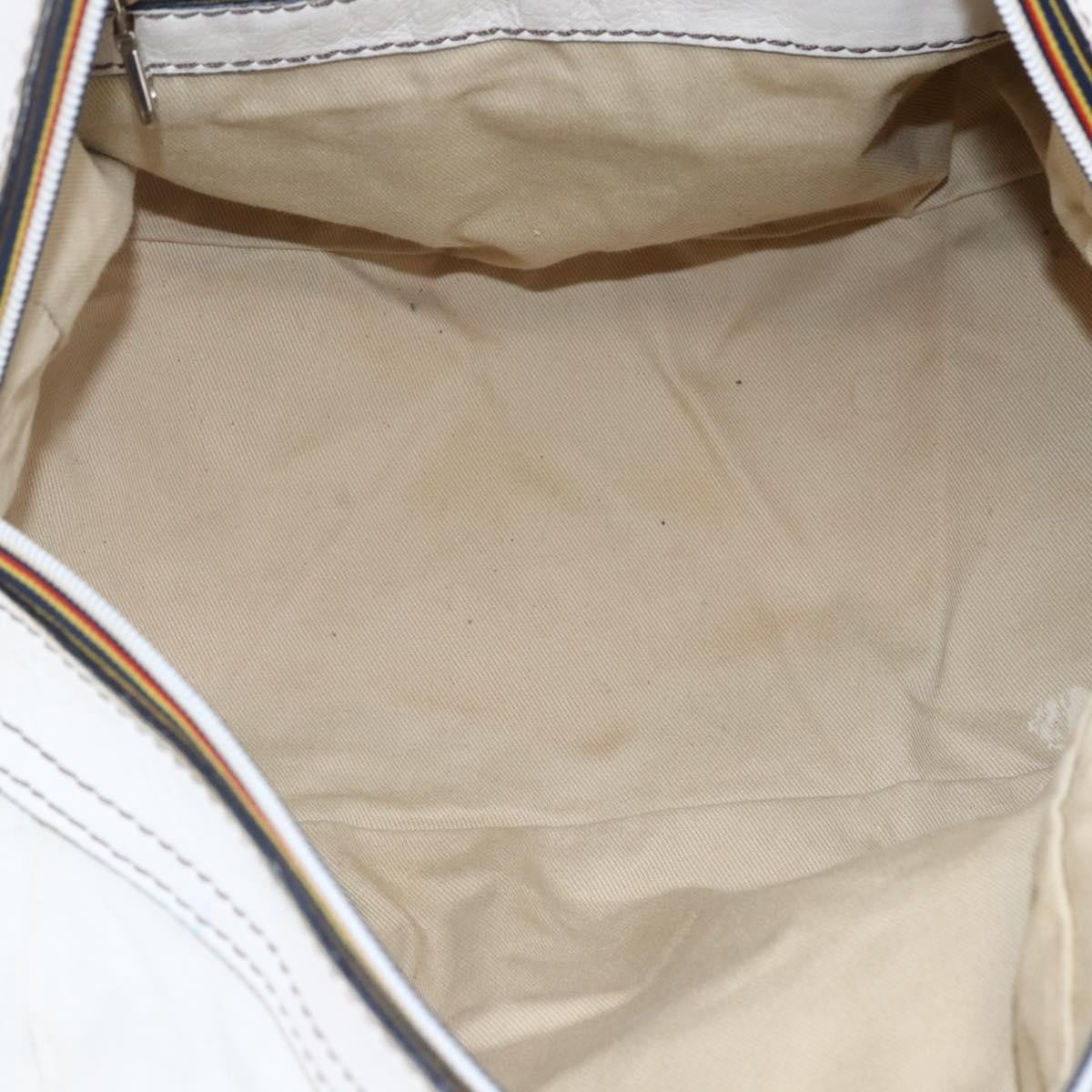Chloe Handbag Leather, White, Leather, Handbag