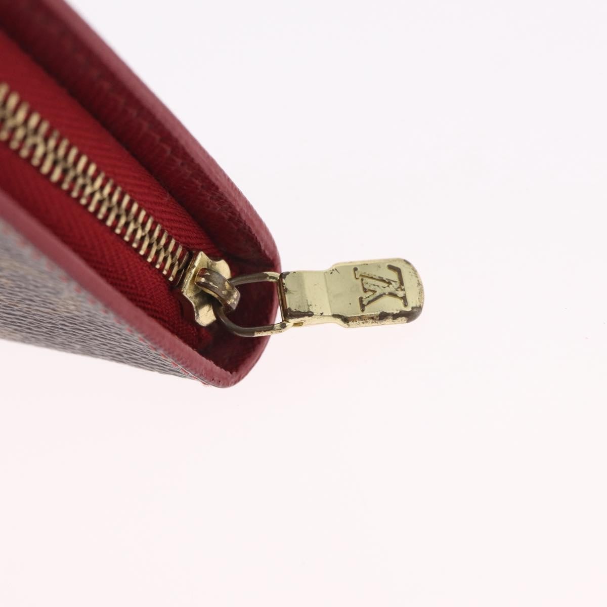 Louis Vuitton Porte-Monnaie Zippy Limited Edition Monogram Cerises, Red, Canvas, Wallet