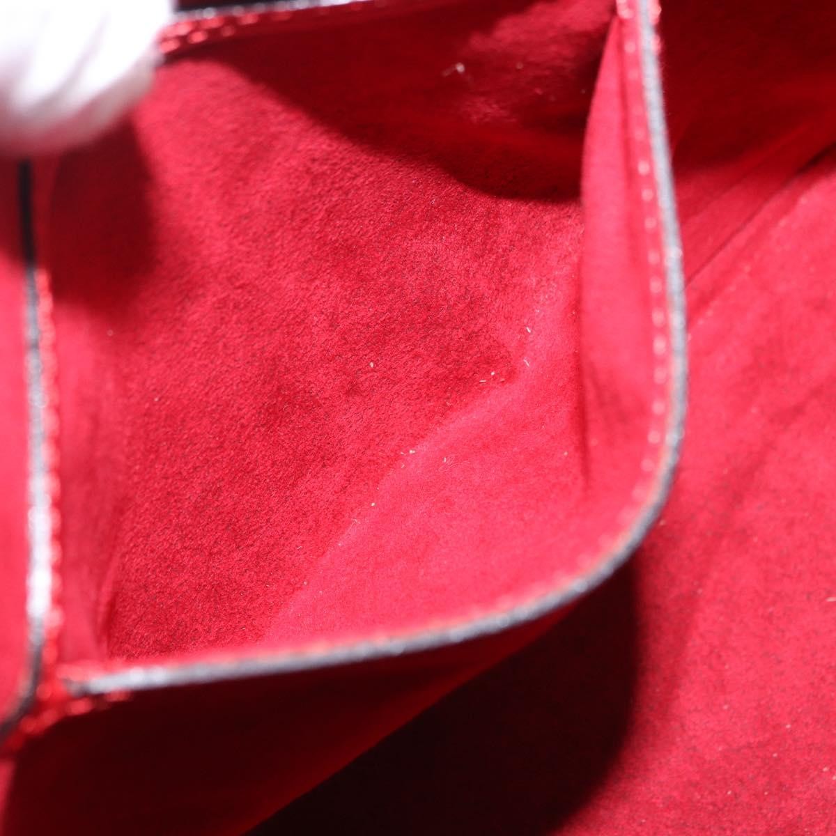Louis Vuitton Alma Epi Leather, Red, Leather, Handbag