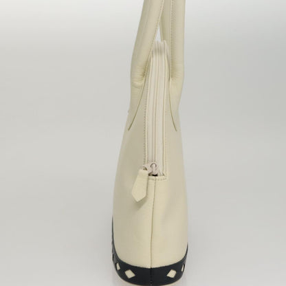 Saint Laurent Vintage Leather, White, Leather, Handbag