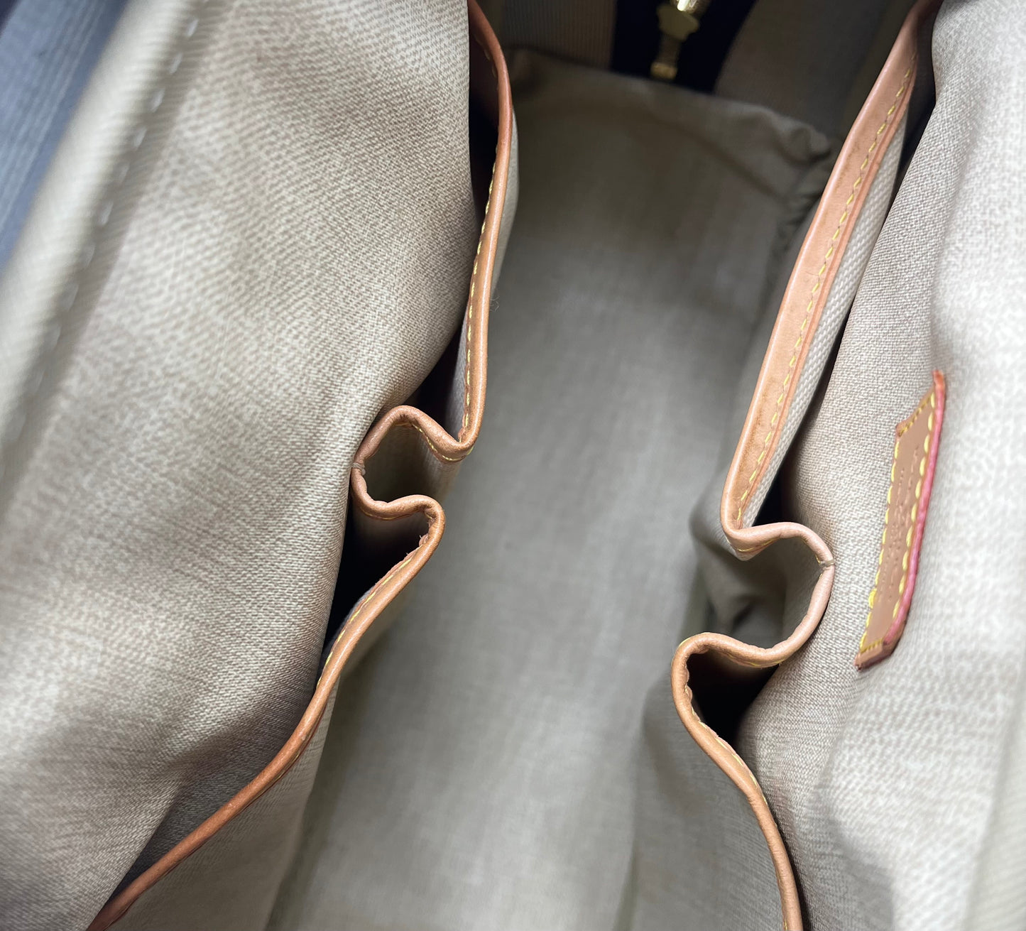 Louis Vuitton Trouville Handbag Monogram Canvas, Brown, Canvas, Handbag