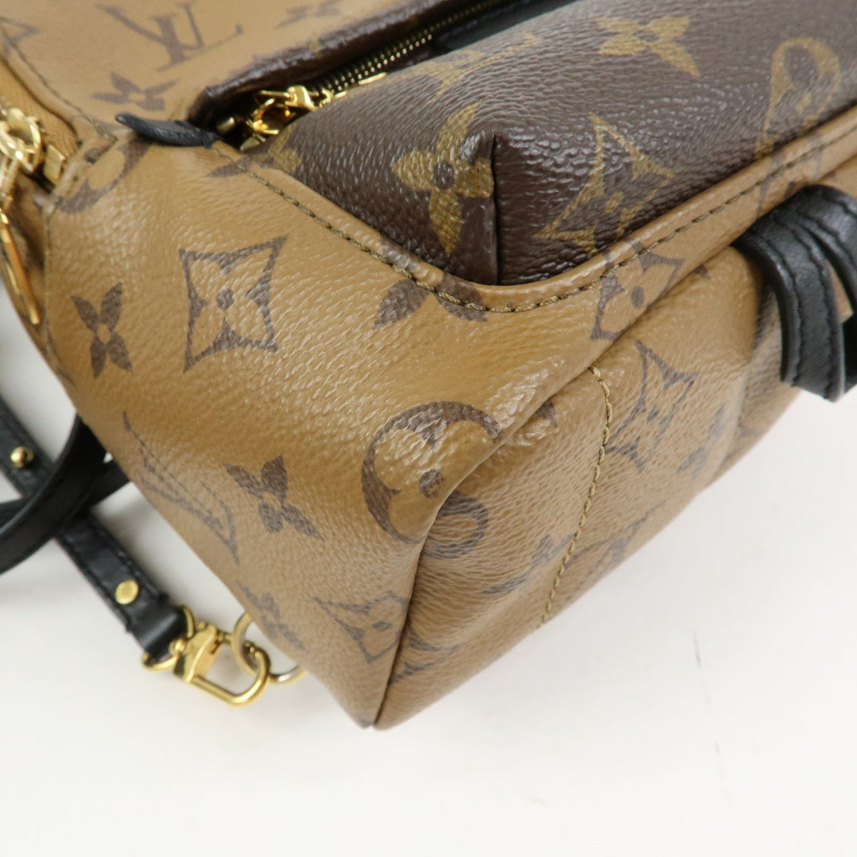 Louis Vuitton Palm Springs Reverse Monogram Canvas, Brown, Canvas, Backpack
