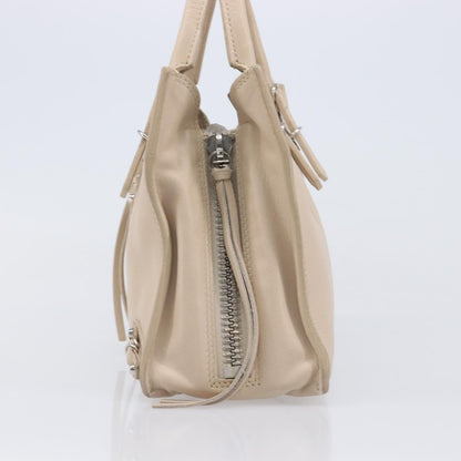 Balenciaga Papier A4 Zip Around Classic Studs Leather, Gray, Leather, Handbag