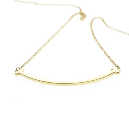 Tiffany & Co. T Smile Pendant 18K Yellow Gold, Gold, Yellow Gold, Necklace