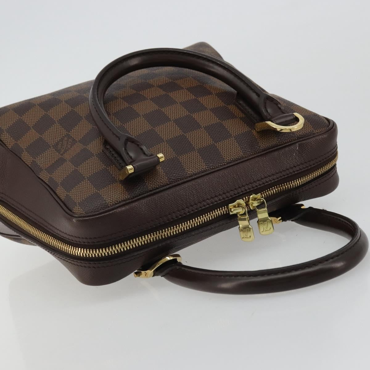 Louis Vuitton Triana Damier, Brown, Canvas, Handbag