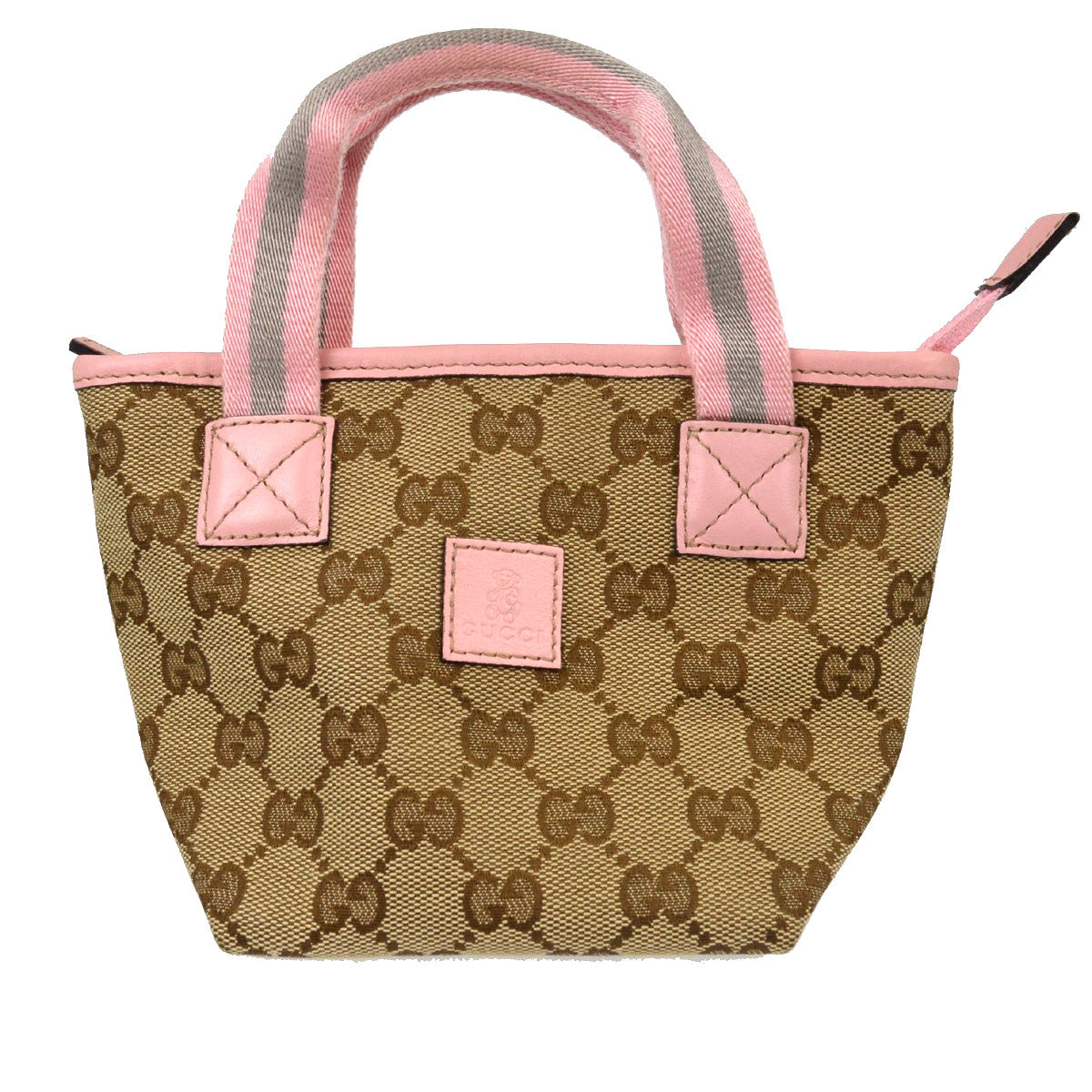 Gucci Kid's Web GG Canvas, Beige, Canvas, Tote Bag