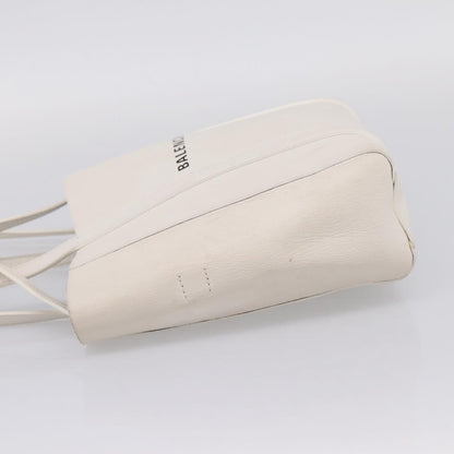 Balenciaga Everyday Leather, White, Leather, Tote Bag