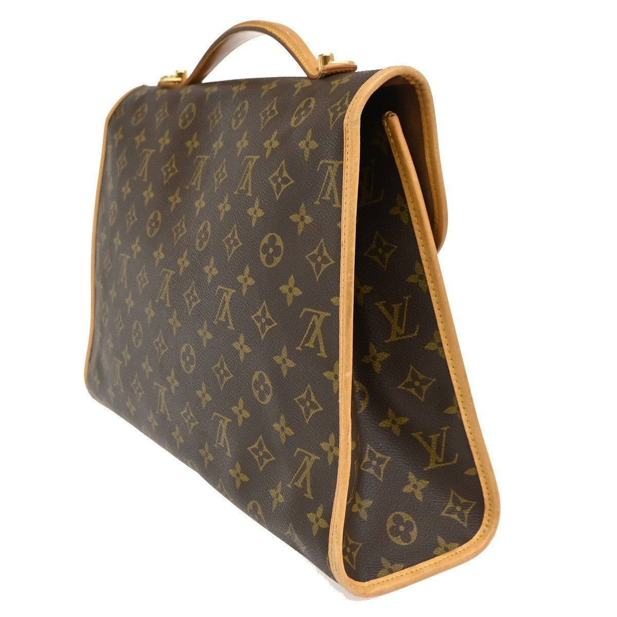 Louis Vuitton Beverly Monogram Canvas, Brown, Canvas, Briefcase